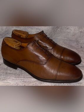 WORN 5x Antonio Maurizi Cap Toe Oxford Derby Dress Shoes Work Office 9.5 Italy